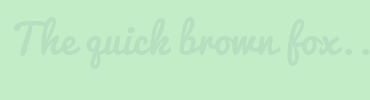 Image with Font Color B4E0C1 and Background Color C2EDC7